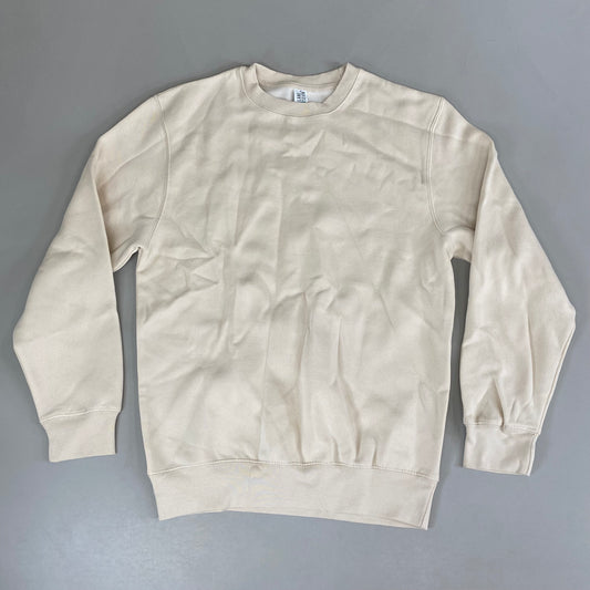 LANE SEVEN  Sweatshirt Without Hood Unisex SZ S Sandshell LS14004