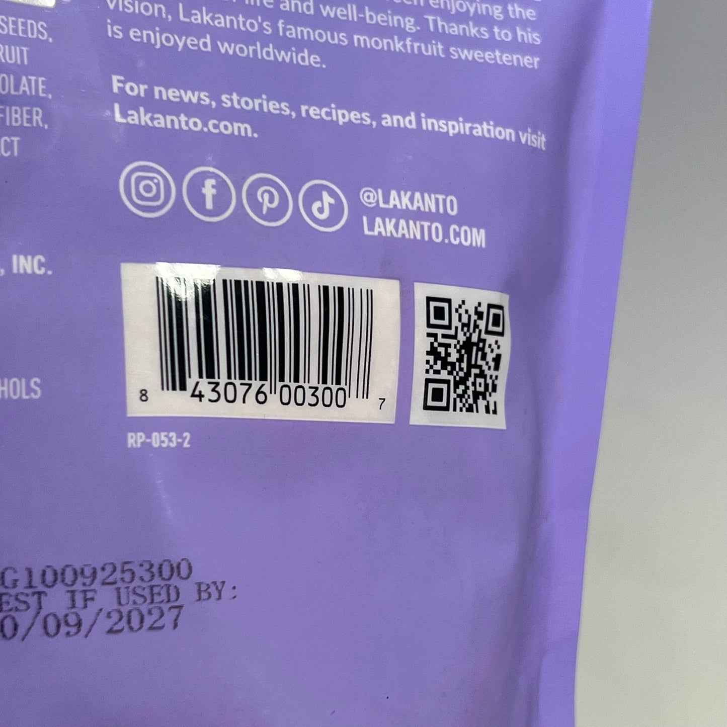 LAKANTO (3 PACK) Peanut Butter Crunch Granola No Added Sugar 11oz Brown BB 10/27