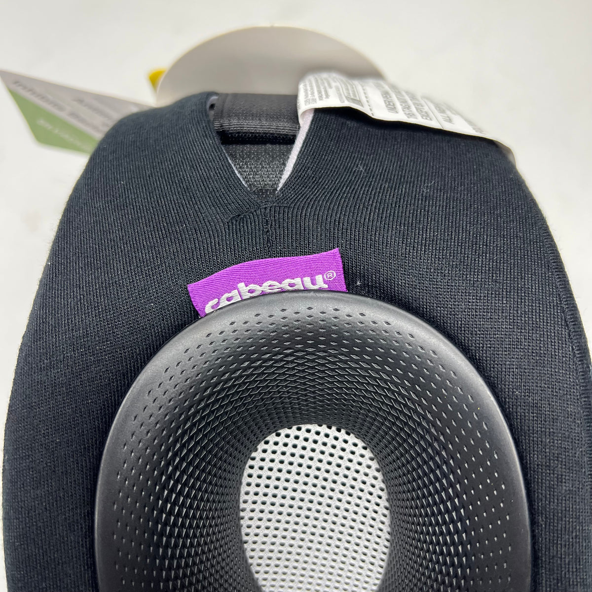 CABEAU Evolution X Deluxe Comfort Memory Foam Travel Pillow Black EVOX6458