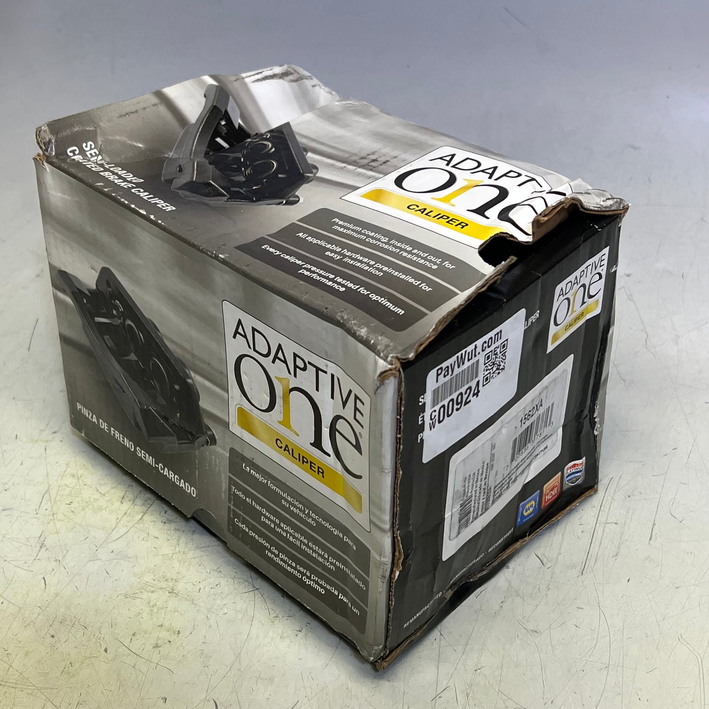 NAPA Adaptive One Brake Caliper Single Piston Floating Remanufactured 1562XA
