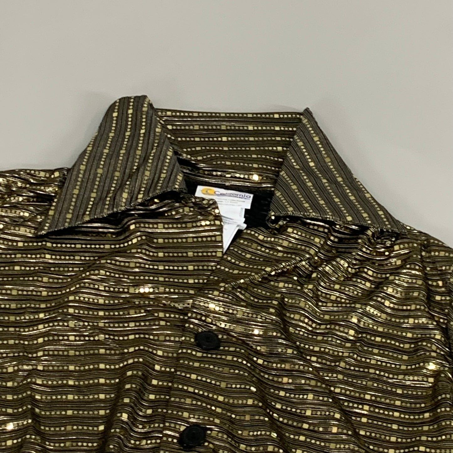 CALIFORNIA COSTUMES Men's 70's Disco Guy Sz-L (42-44) Gold/Black 5121-141