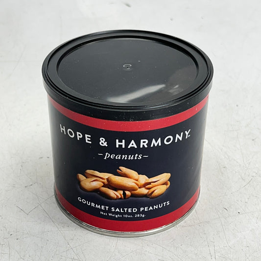 ZA@ HOPE & HARMONY (3 PACK, 10oz EACH) Gourmet Salted Peanuts BB 12/26 E