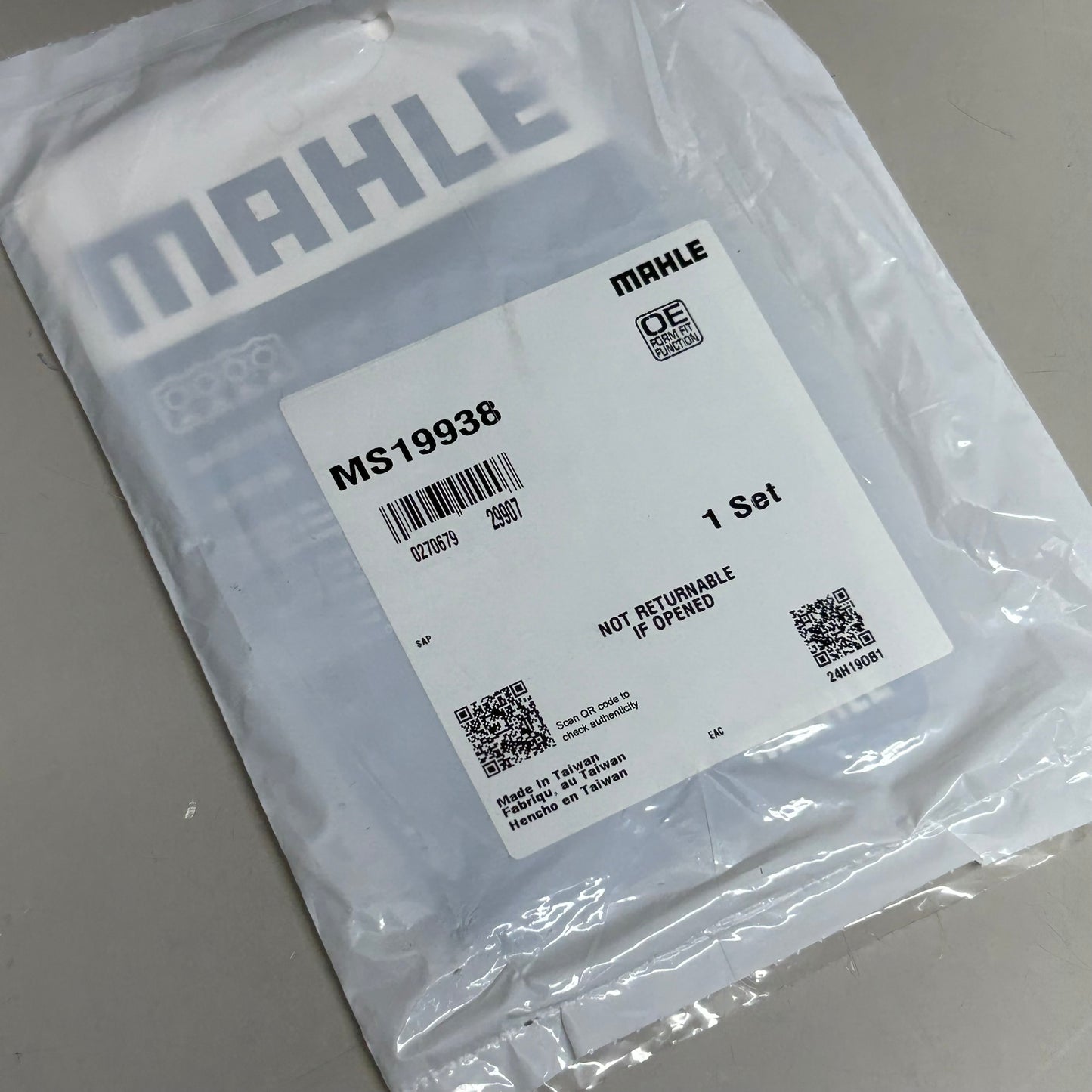 MAHLE Exhaust Manifold Gasket For Ford MS19938