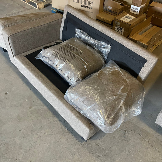 ZA@ Pallet of MIXED Sectional Couch 85” Grey (AS-IS)