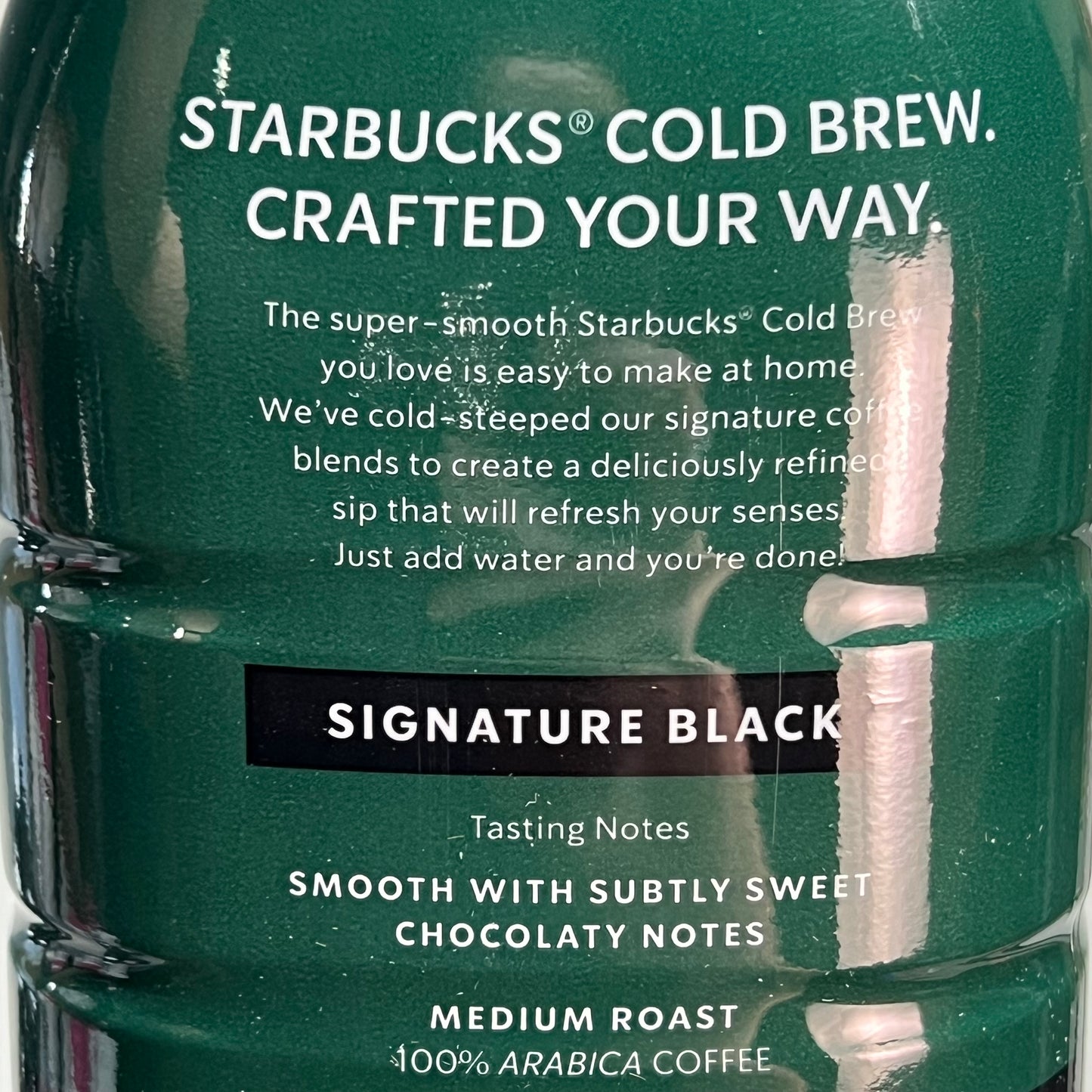 STARBUCKS (6 PACK) Cold Brew Concentrate Signature Black 32 fl oz BB 01/26