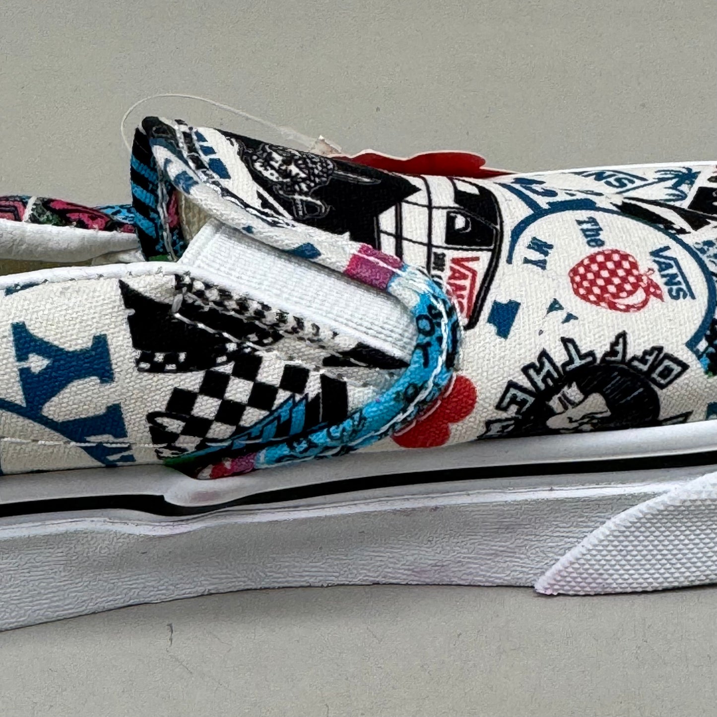 VANS "I Love My Vans" Off Walls Slip-On Women's 5.0 Men's 3.5 Multicolor Pattern