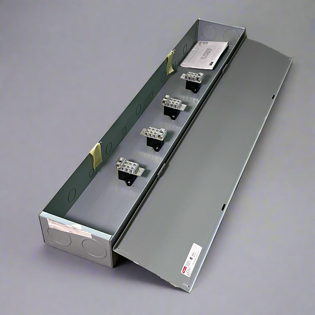 HOFFMAN Splitter Trough 8.5"L x 5"W x 48"H Grey AST4224R (New Other, Distressed Box)