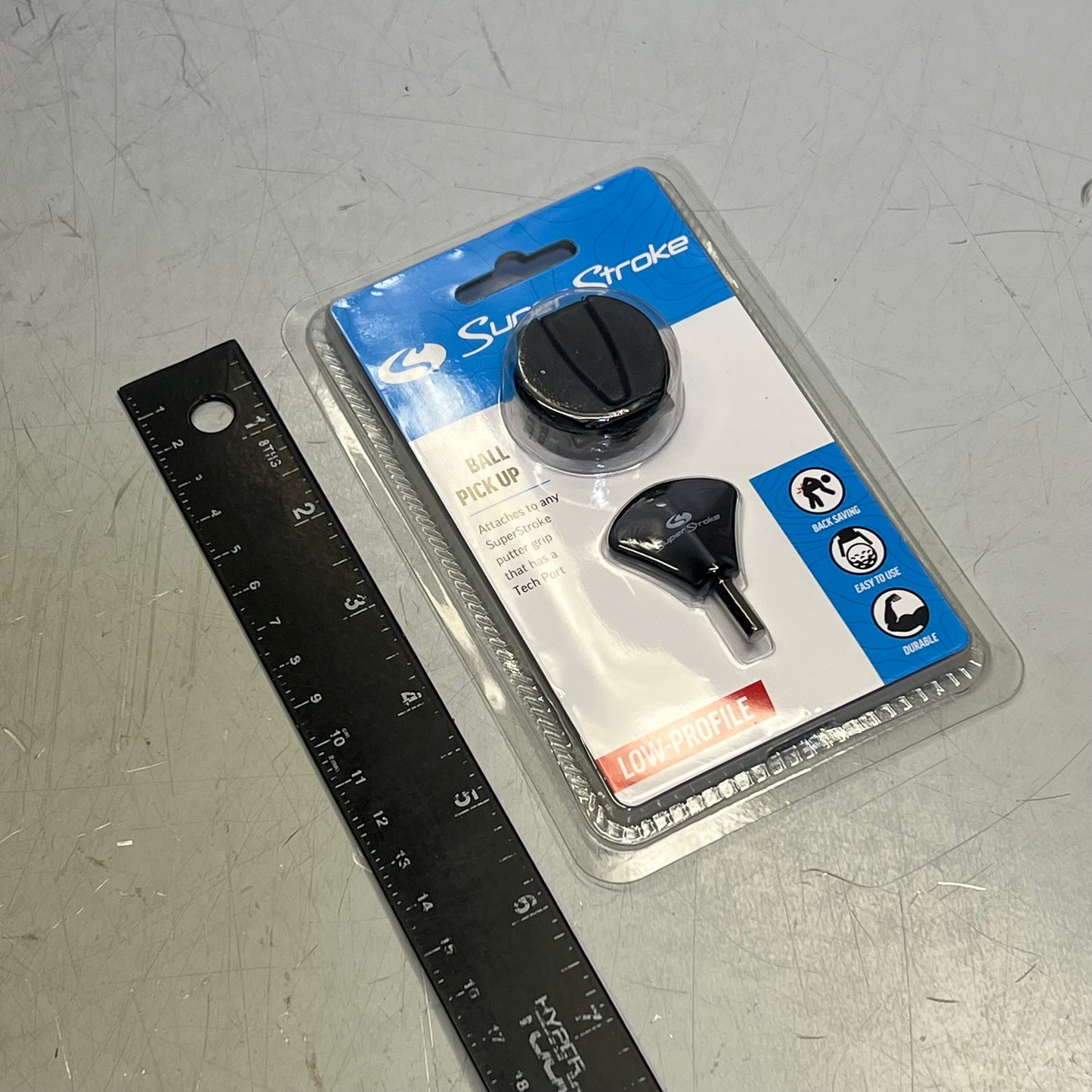 SUPER STROKE (2 PACK) Low Profile Ball Pick Up Attachment For Equipment