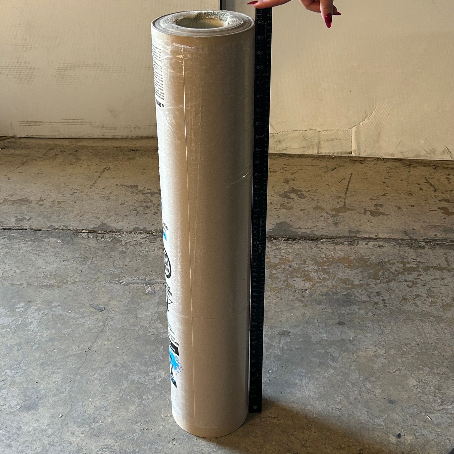 ZA@TRIMACO X-Board Lightweight Surface Protector  35"x100' As-is (Damaged Around Edges-See Images) Brown 12370/9 (Copy)