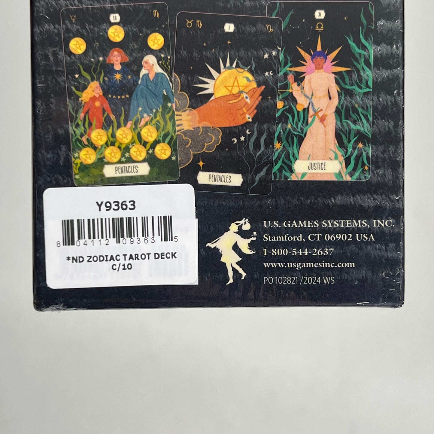 U.S. GAMES SYSTEMS  Deck & Guidebook Set Zodiac Tarot Written by Cecilia Lattari