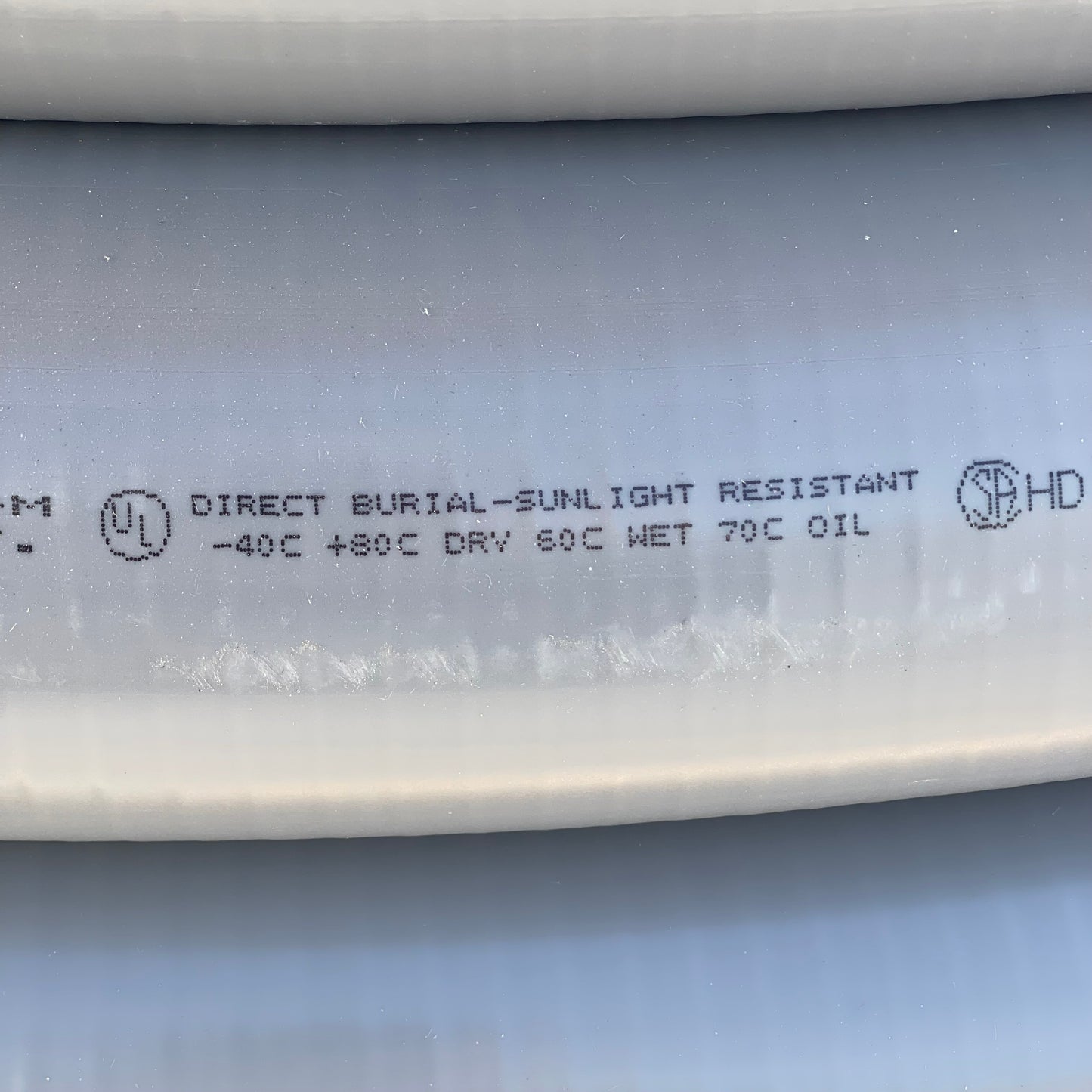 Z@ ANACONDA Sealtite Flexible Conduit 3” UA/EFST 100 ft Gray MADE IN USA(New)