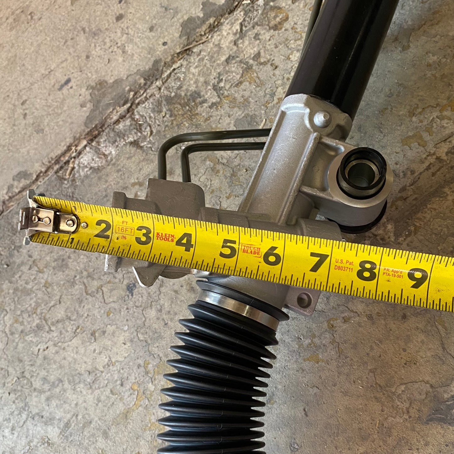 QAT PRECISION Suspension Hydraulic Power 49"L x 8"W Black & Gray 9065-108