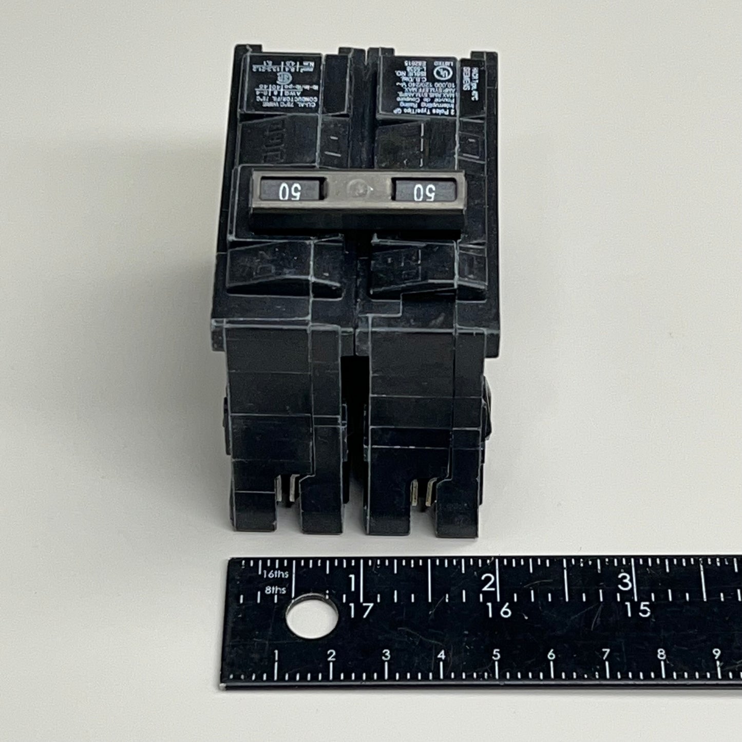 SIEMENS (2 PACK) 50 Amp Circuit Breaker Plug-In 2 Pole 240 Volt Q250