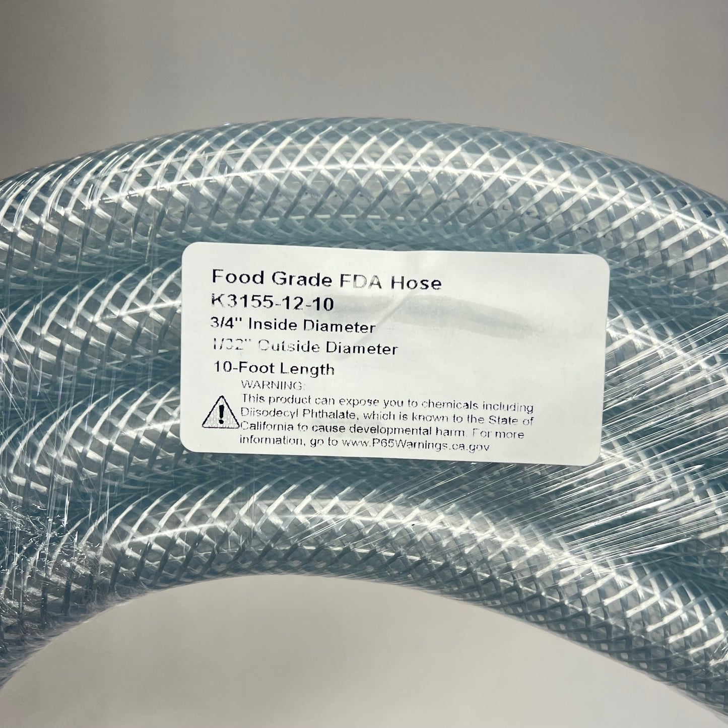 ZA@ KURITEC (LOT OF 28, 10' EACH) Food Grade FDA Hose  280' TOTAL 3/4" ID  Clear K3155-12-10