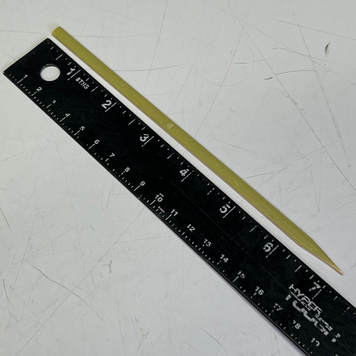 ZA@ (10000 Skewers) Width Flat Stick Bamboo Skewer Sz 7"L, TK-633-07-18 A