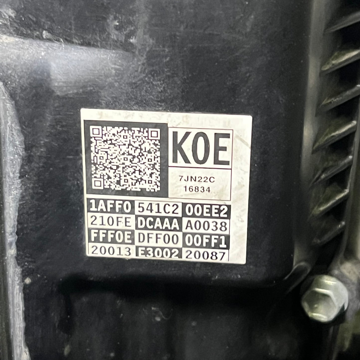 TOYOTA Automatic Transmission Sz 19" L x 15" W x 14" H 30510-0R080-84