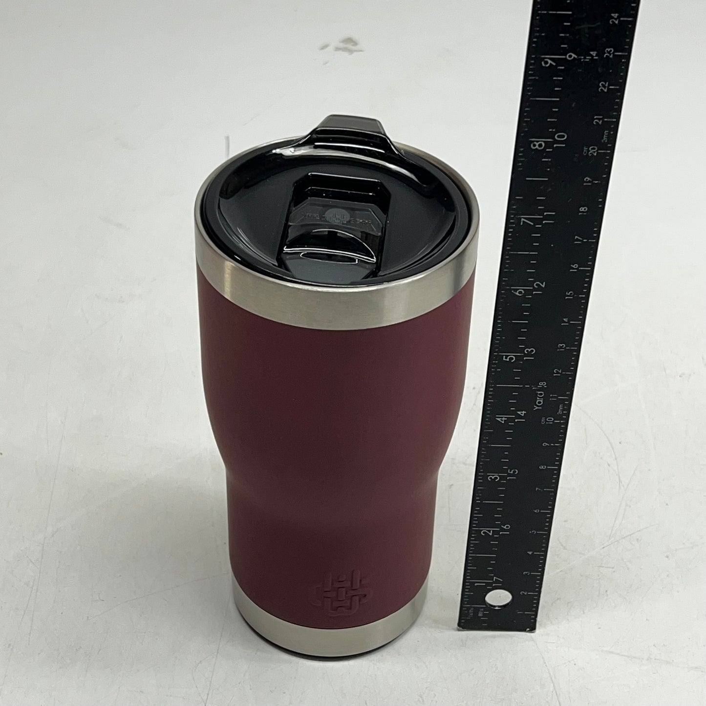 ZA@ WYLD GEAR Insulated Tumbler W/ Wisconsin Old Fashioned Mix Logo 20oz Maroon