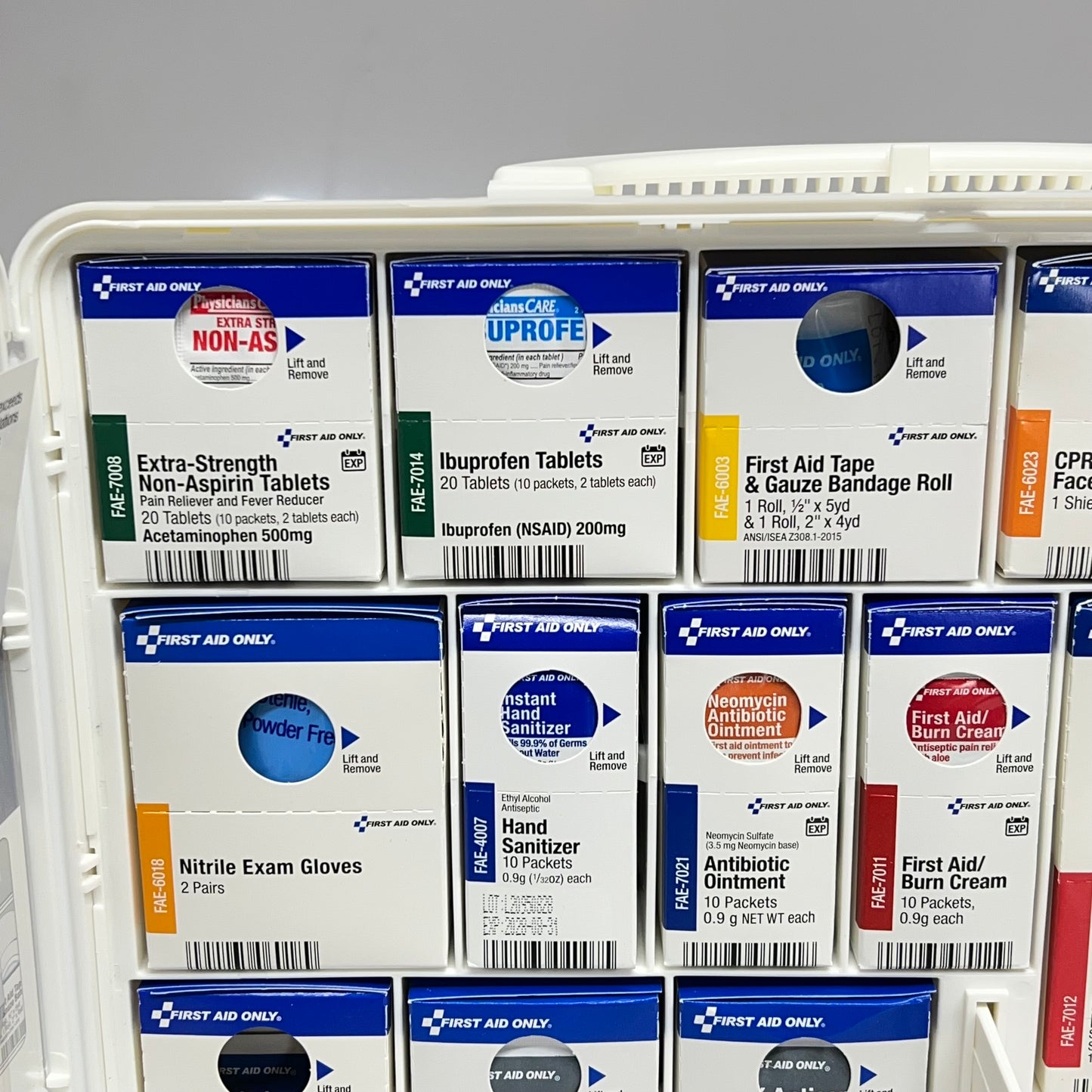 FC SAFETY First Aid Cabinet Smart Compliance Food & Meds 90659-021 BB 03/27