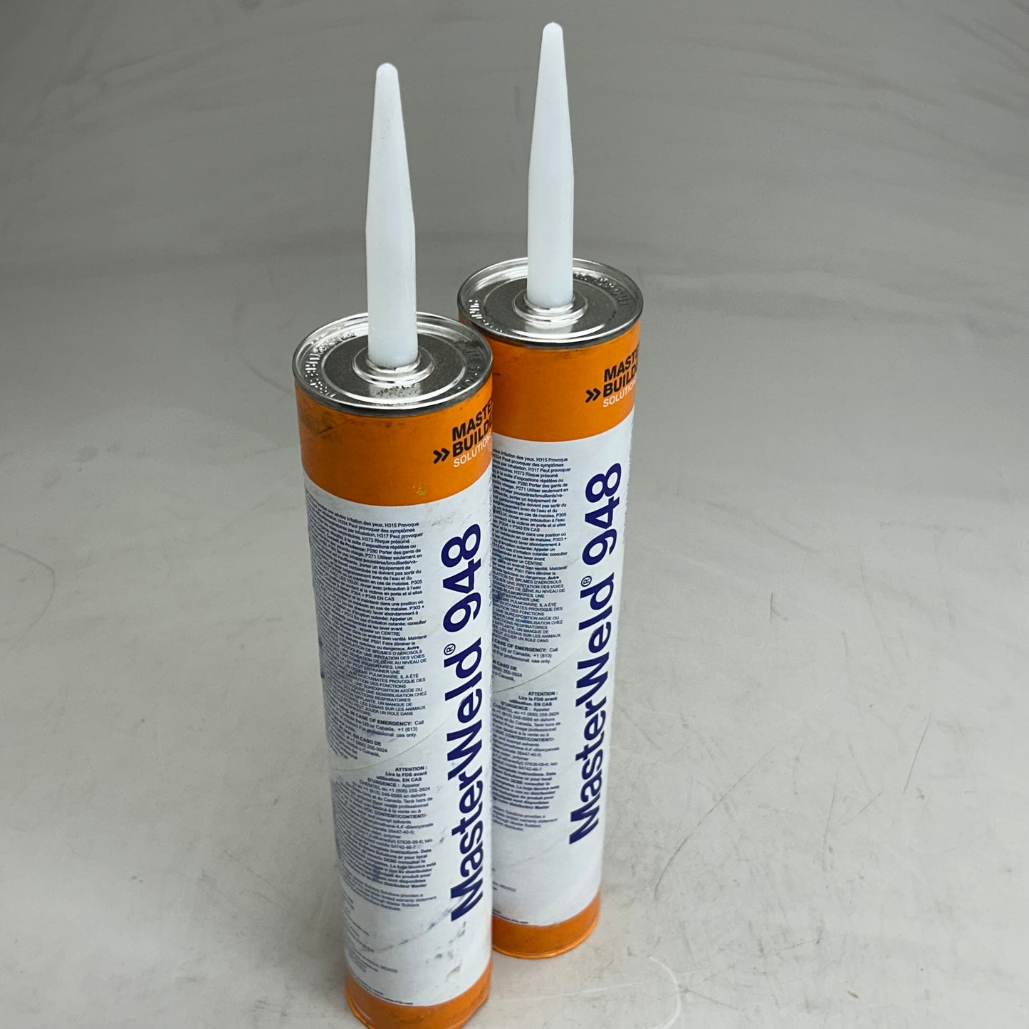 MASTER BUILDERS SOLUTIONS (2 Pack) Premium Gun Grade Polyurethane Adhesive 29 Fl oz Brown 948