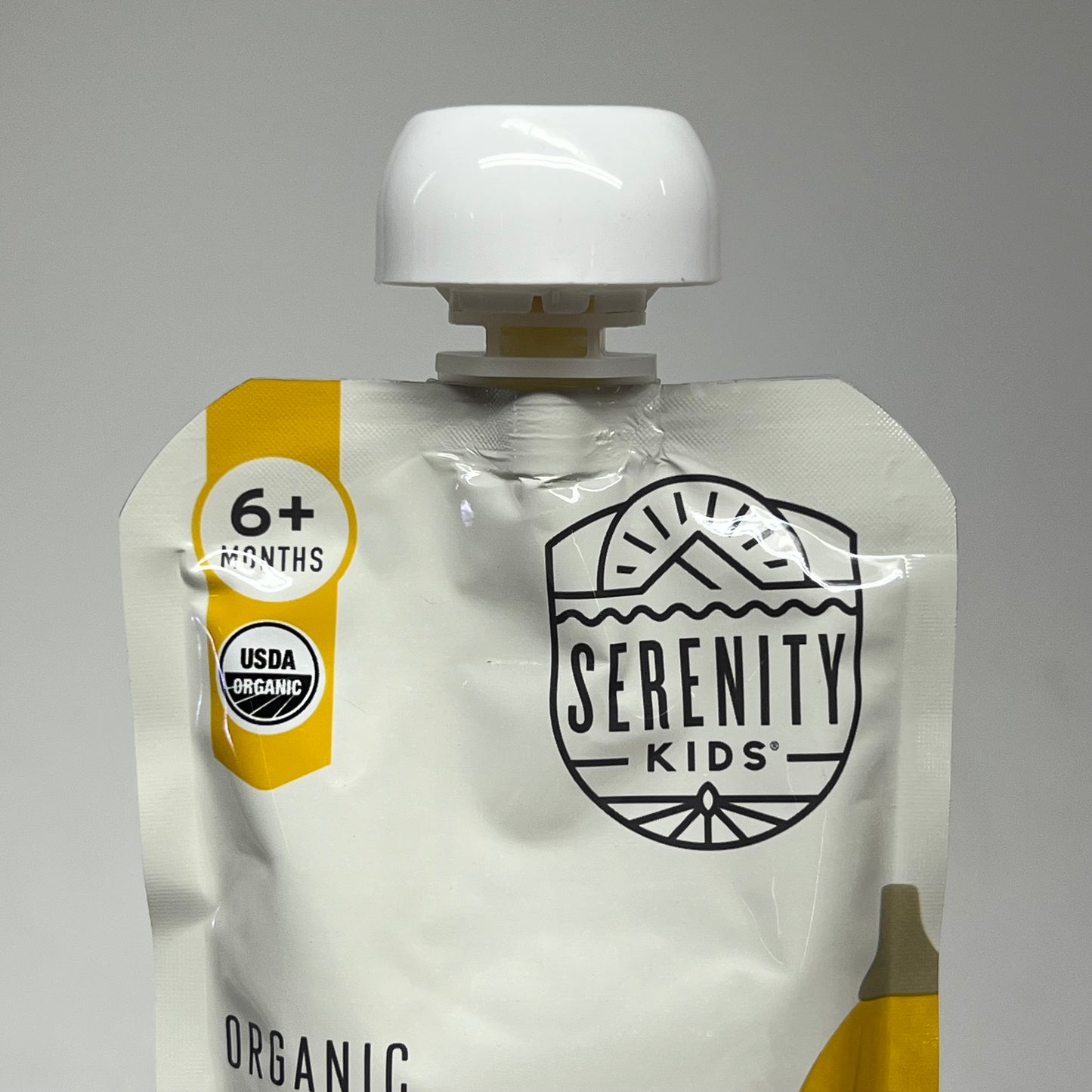 SERENITY (6 PACK) Squashes Organic Veggies W/ Olive Oil Pouches 3.5 oz BB 09/27