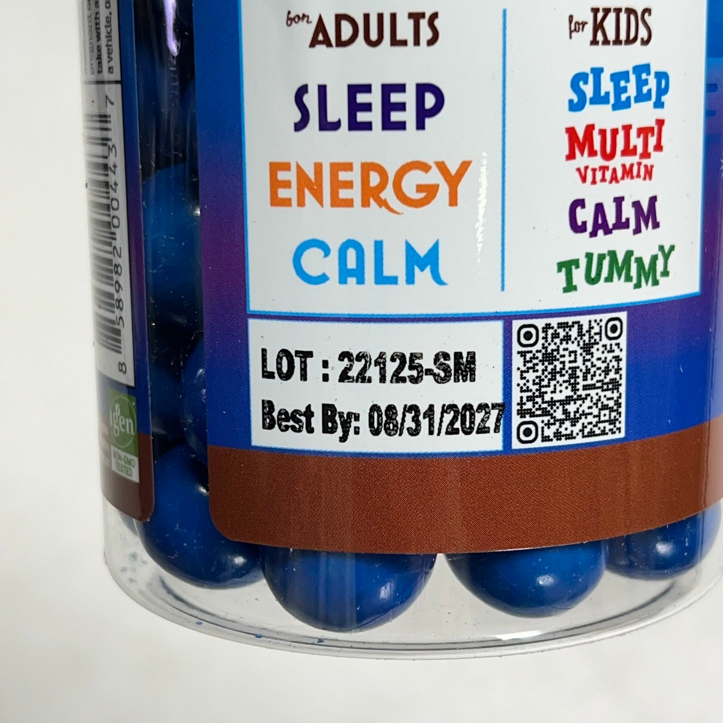 GOOD DAY (80 PIECES) Chocolate Adult Sleep Supplement 1 MG Per Piece BB 08/27