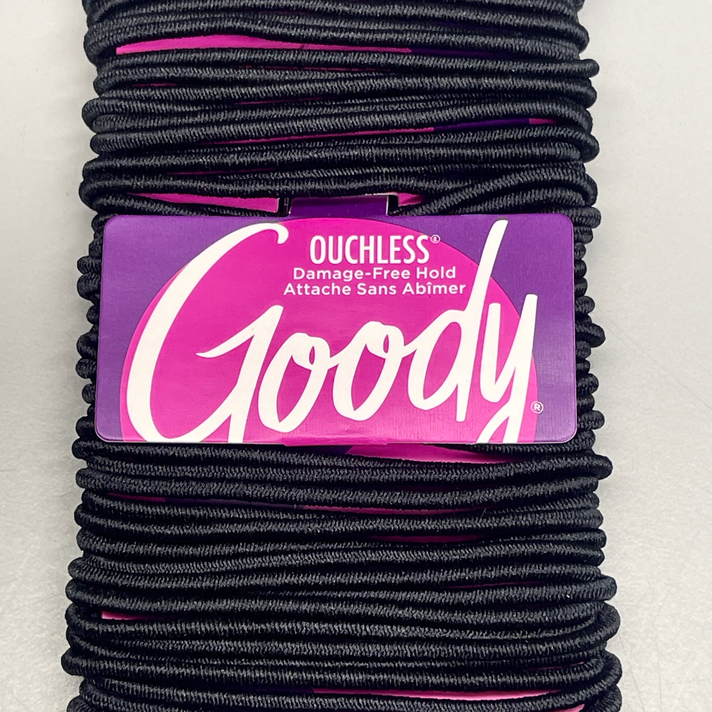 GOODY 3 Sets of 50! Ouchless Damage-Free Hold Elastics 150 CT Black 3000168 (New)