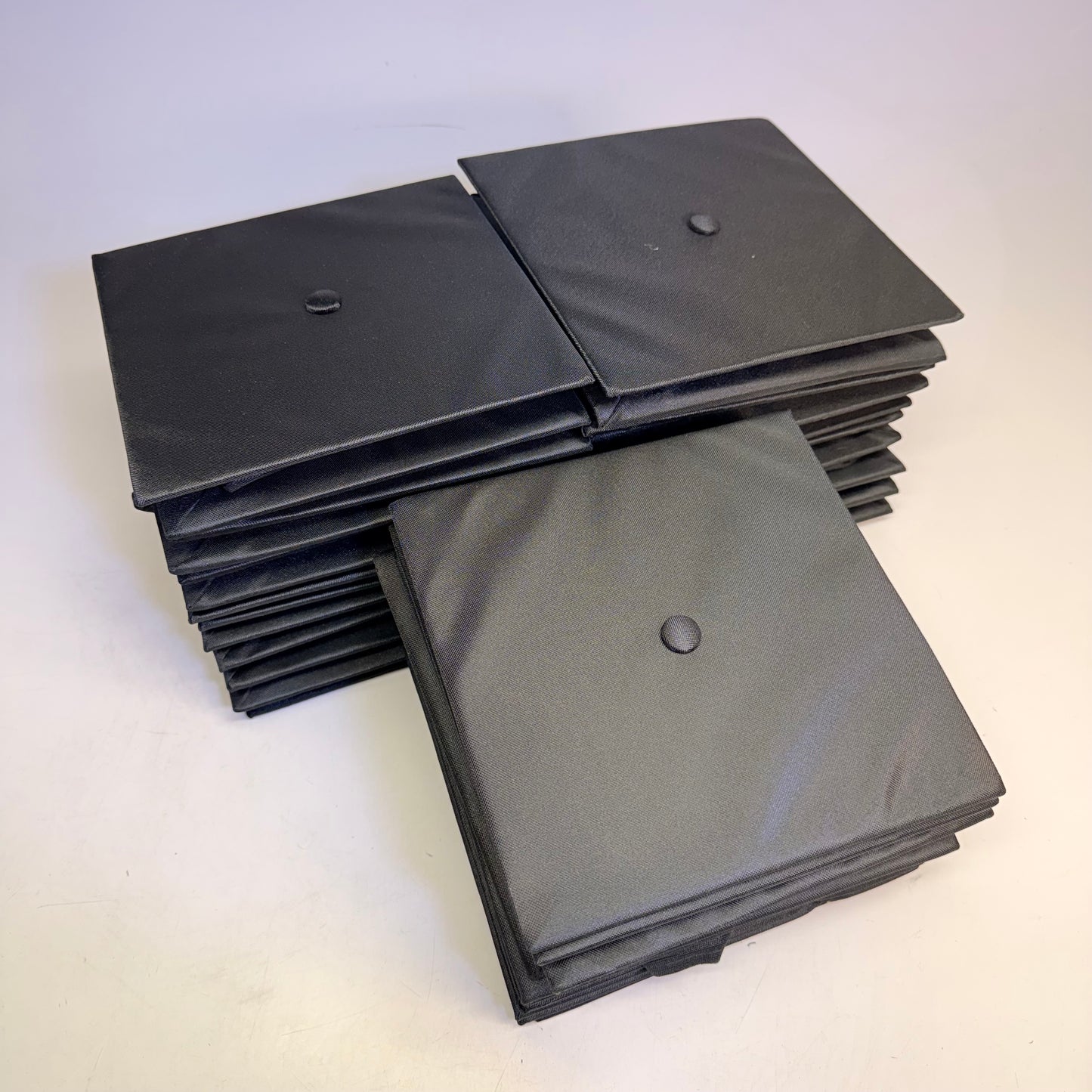 ZA@ (35 Count) Graduation Hats 9 x 9  Black 100 % Polyester A