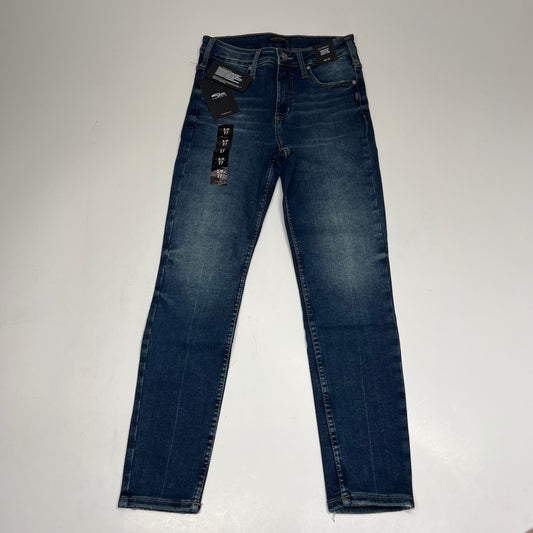 SILVER JEANS CO. Infinite Fit High Rise Skinny Leg Jean Women's Sz S/L27 Indigo