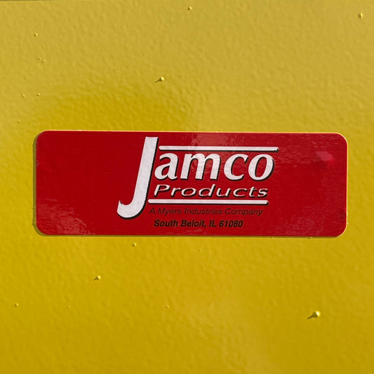 Z@ JAMCO Vertical Gas Cylinder Storage Cabinet 71”x39”x31” Yellow CV051YP