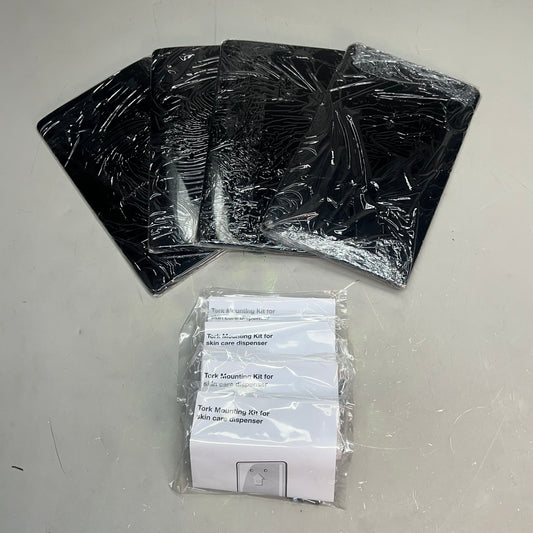 Z@ TORK (4 PACK) Mounting Kit for S4 Skin Care Dispenser Manual & Sensor Blk 570018