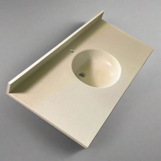 SWANSTONE Vanity Top Bir 21.5"W x 49"L White VT02249