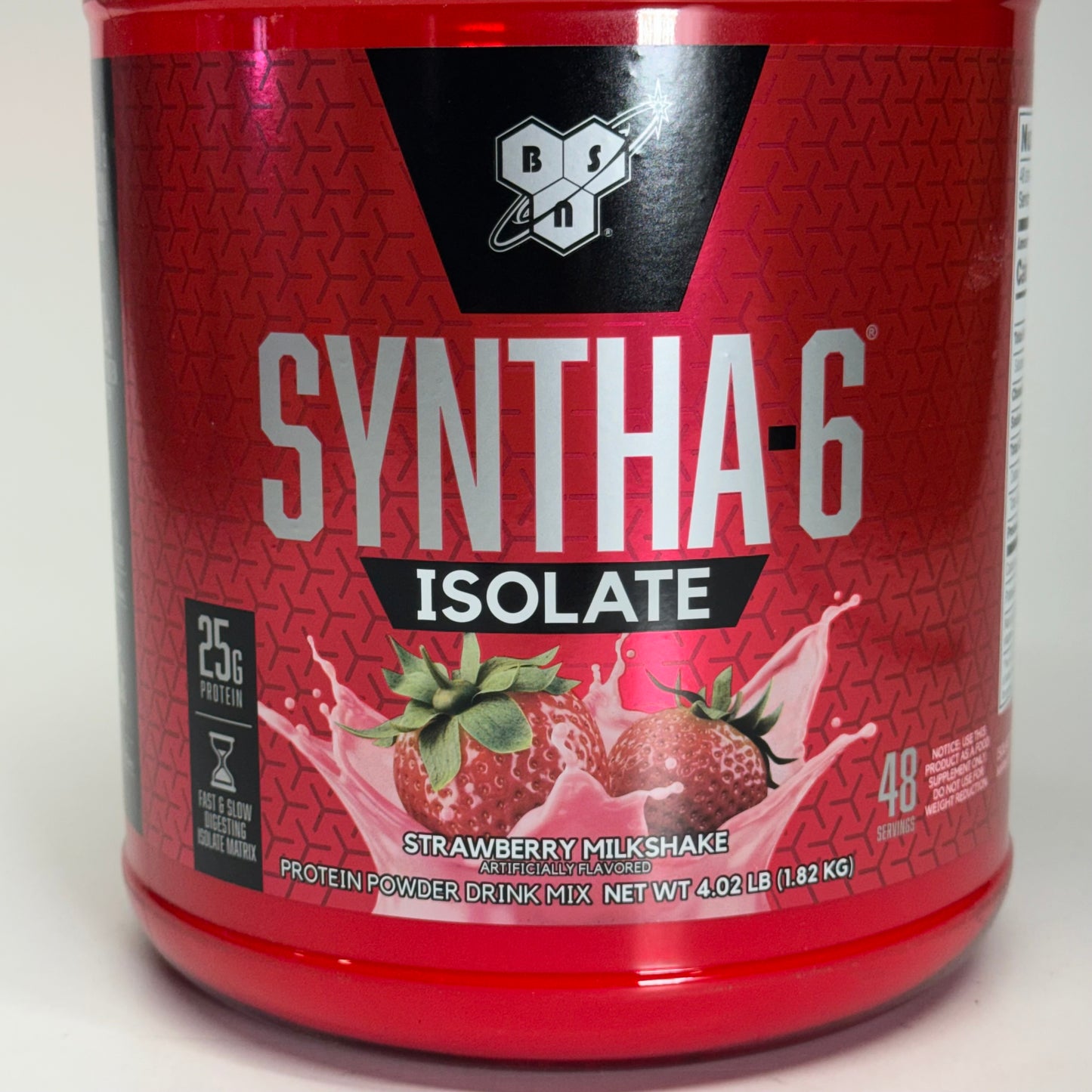 SYNTHA-6 Isolate Protein Powder Strawberry Milkshake 4.02 lb 6062639 BB 08/26