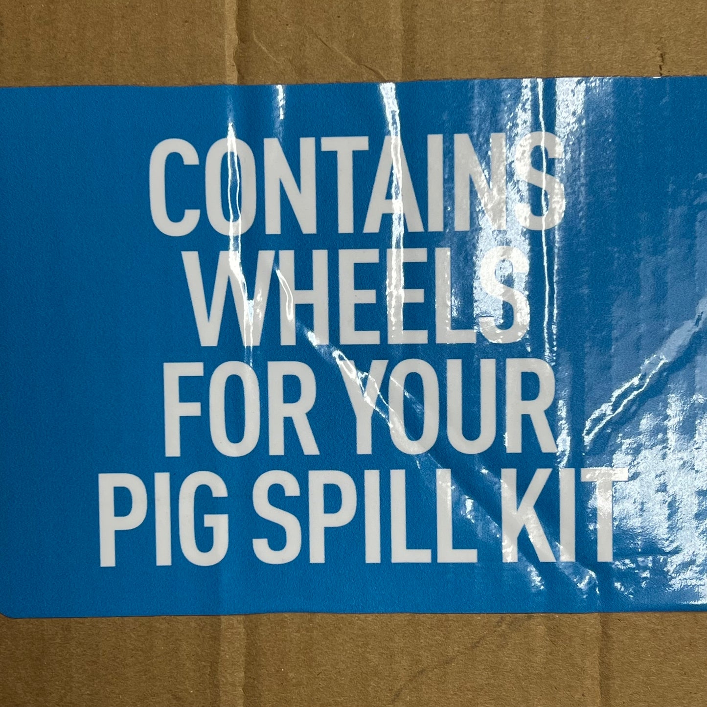 NEW PIG (SET OF 4) Caster Assembly Wheels For Pig Spill Kit 5" Black DLY204-01