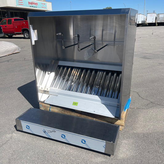 Z@ NORTH AMERICAN KITCHEN SOLUTIONS Commercial Kitchen Exhaust Hood Stainless Steel TX226146