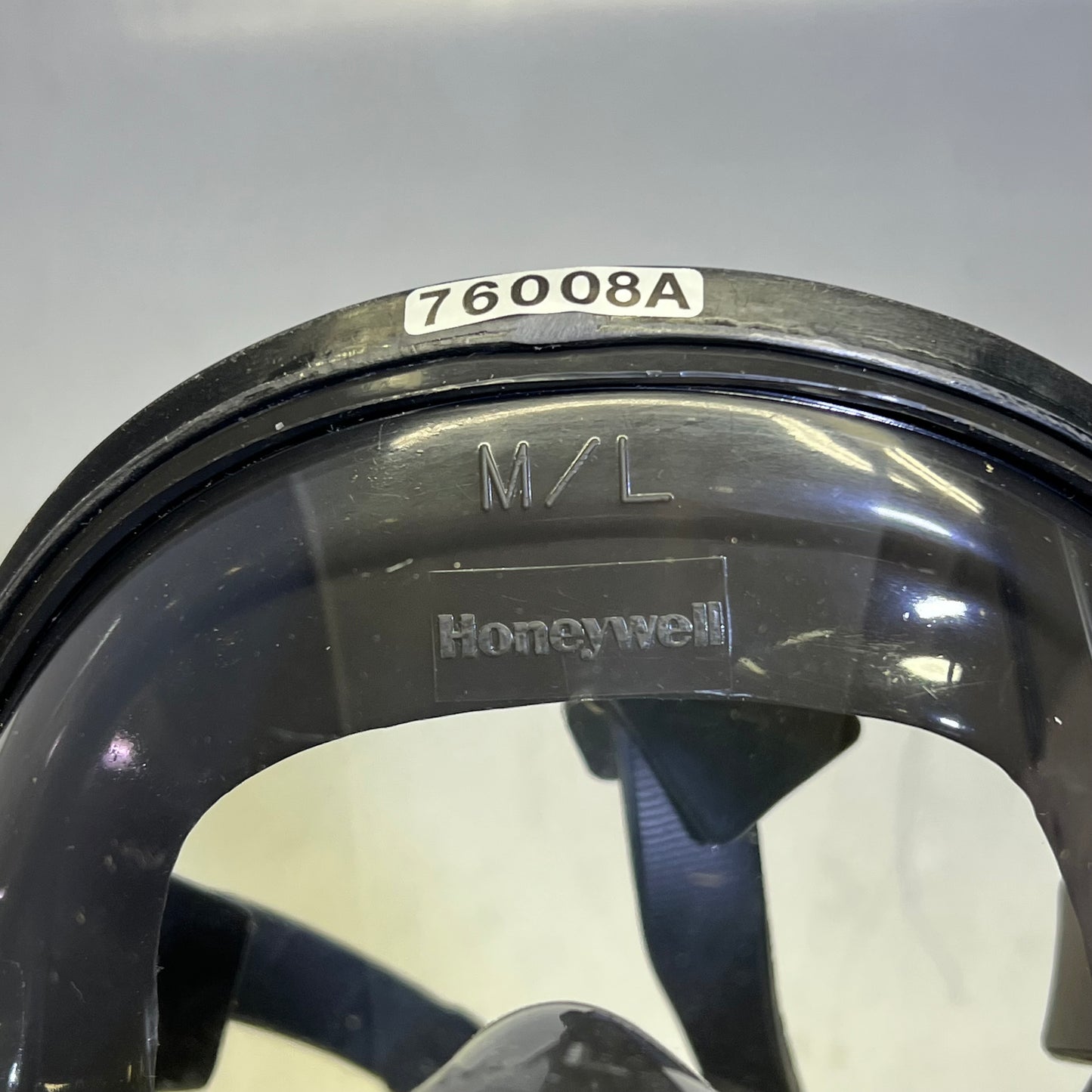 HONEYWELL Full Facepiece W/ 5 Strap Headband Dual Cartridge Sz M/L Black 760008A