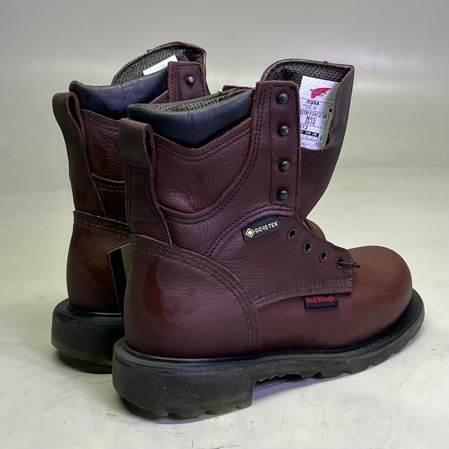RED WING SHOES  Men's Sz 7.5 Insulated, Waterproof CSA Safety Toe Boot, Brown 2412 (New Other, Dirty Box)