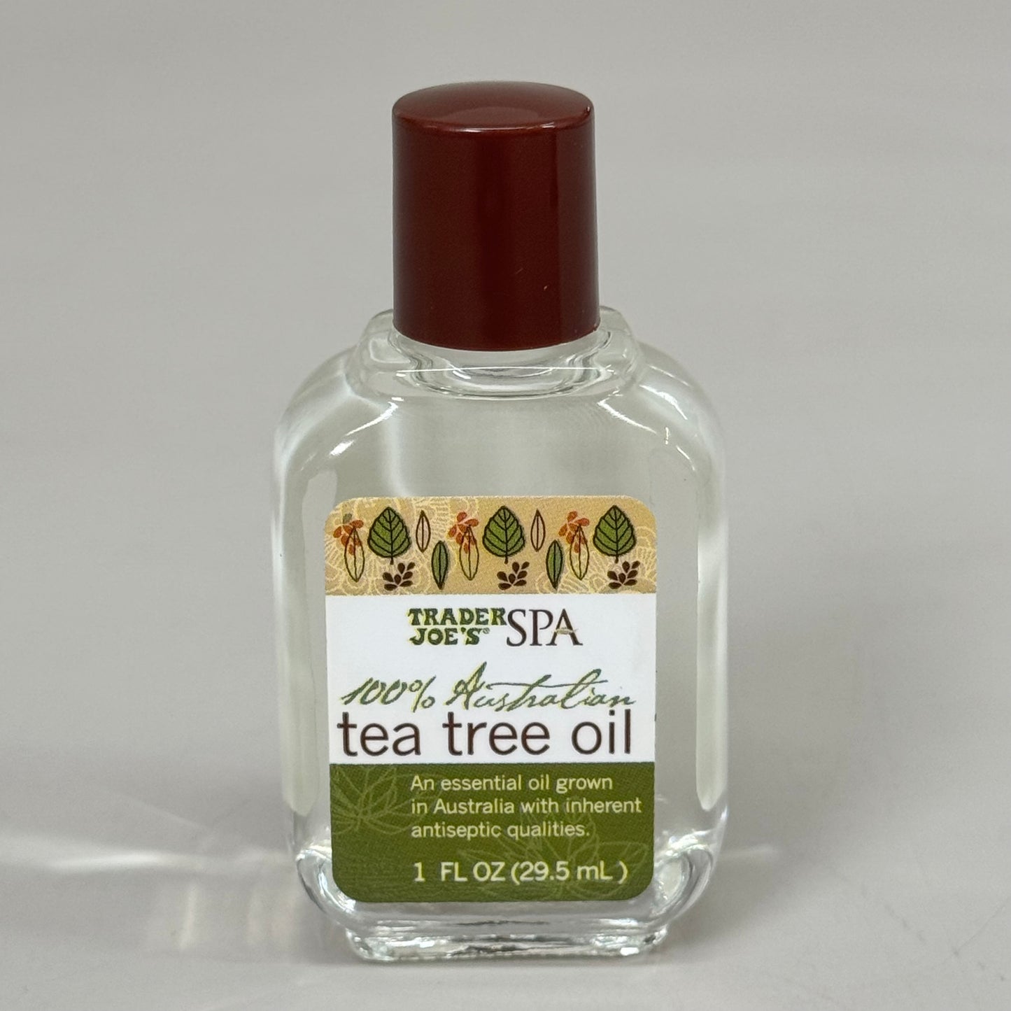 TRADER JOES SPA (2 PACK) 100% Australian Natural Essential Tea Tree Oil 1 fl oz