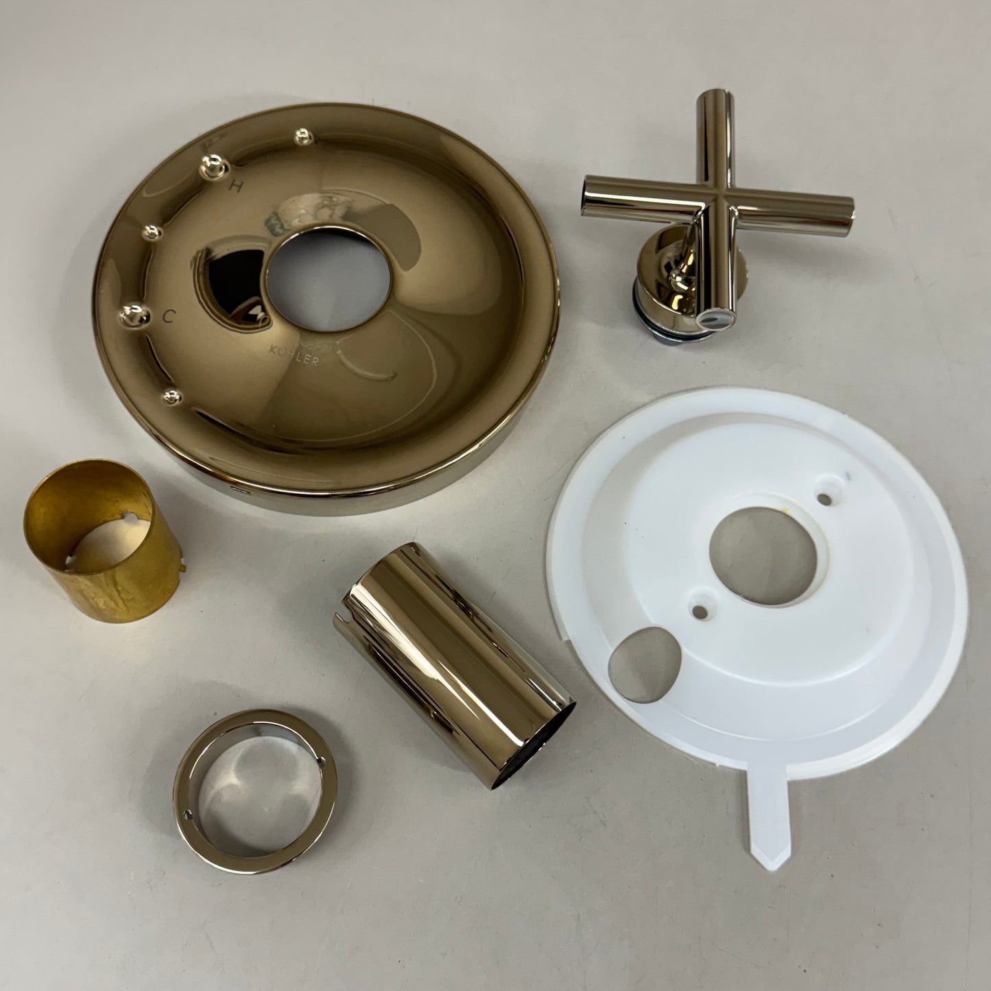 KOHLER Purist Valve Trim Only Cross Vibrant French Gold TS14423-3-AF (New Other)