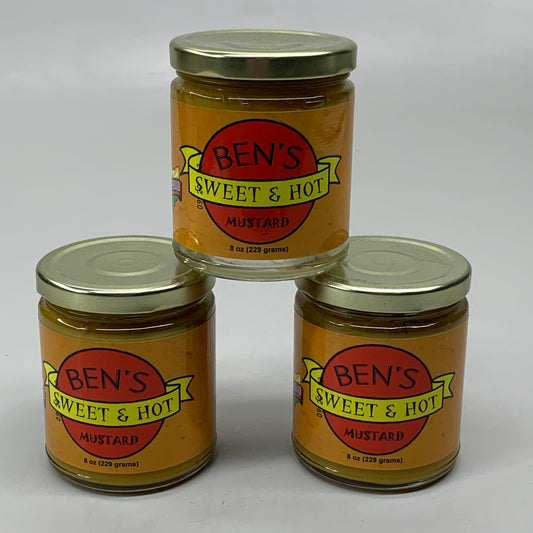 BENS (3 PACK) Sweet & Hot Mustard Ohio Proud 8oz 9/23