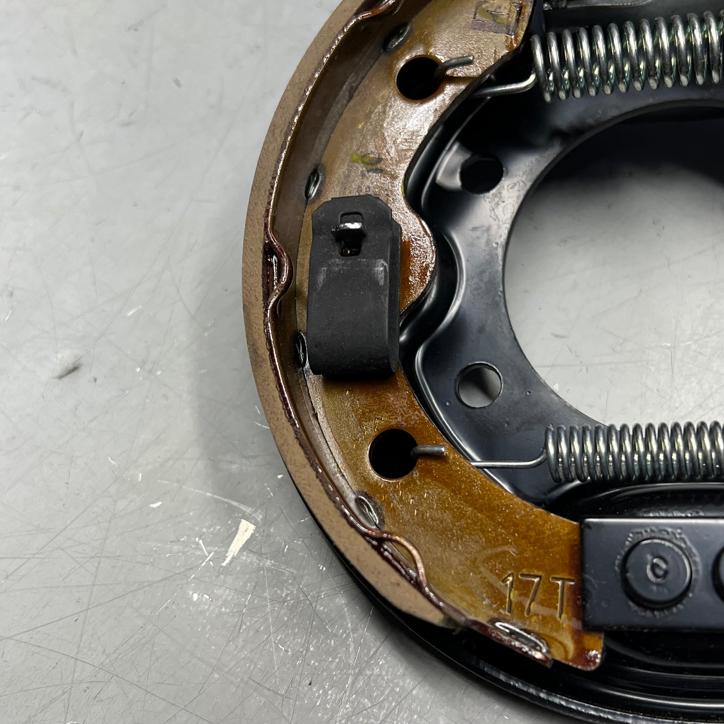 EZGO Right Rear Drum Brake Assembly 2009-25 Cable Models 160mm Dia OEM 612189