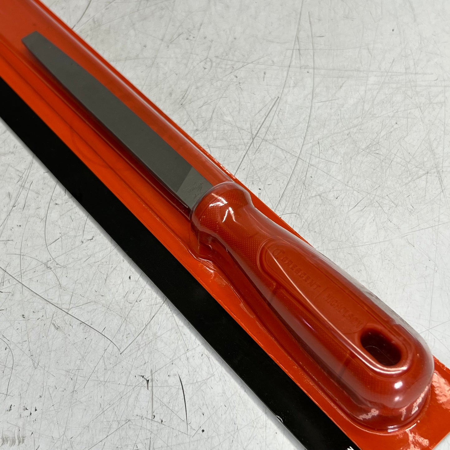 CRESCENT Mill File with Handle 6" Orange 21687NN