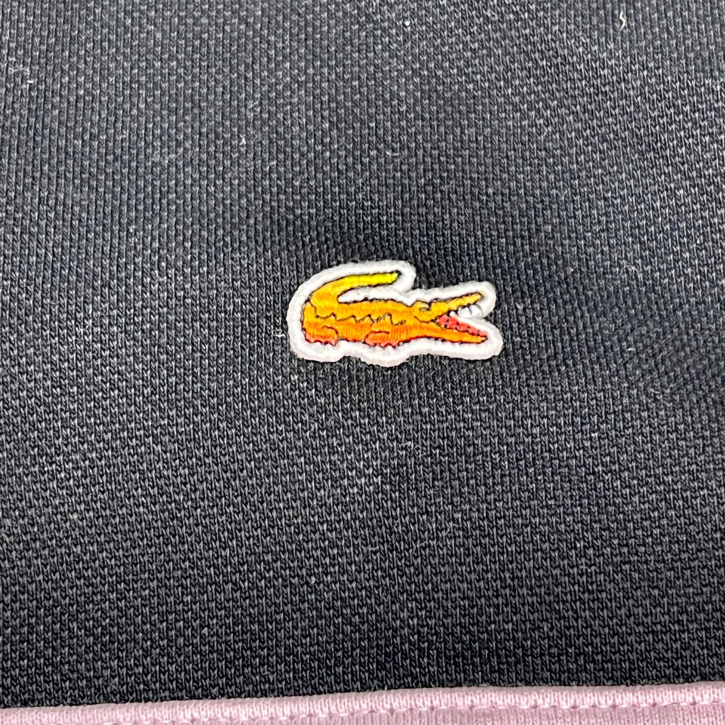 LACOSTE × OPENING CEREMONY 2002 Pull Over Sweatshirt Men's Sz L Pink/Black