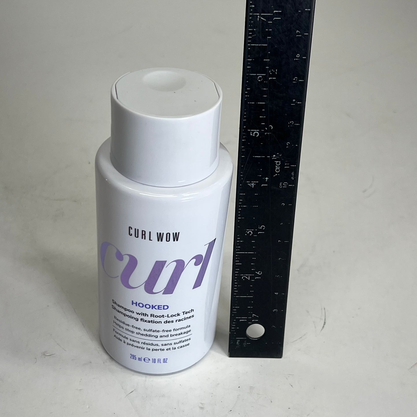 CURL WOW  Curl Hooked Shampoo W/ Root Lock Tech Prevent Shedding 10 fl oz