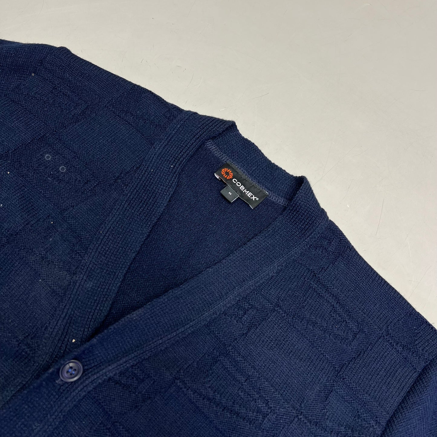 COBMEX Retail Clerk Long Sleeve Cardigan Women's Sz M Postal Navy (Pre-Owned)