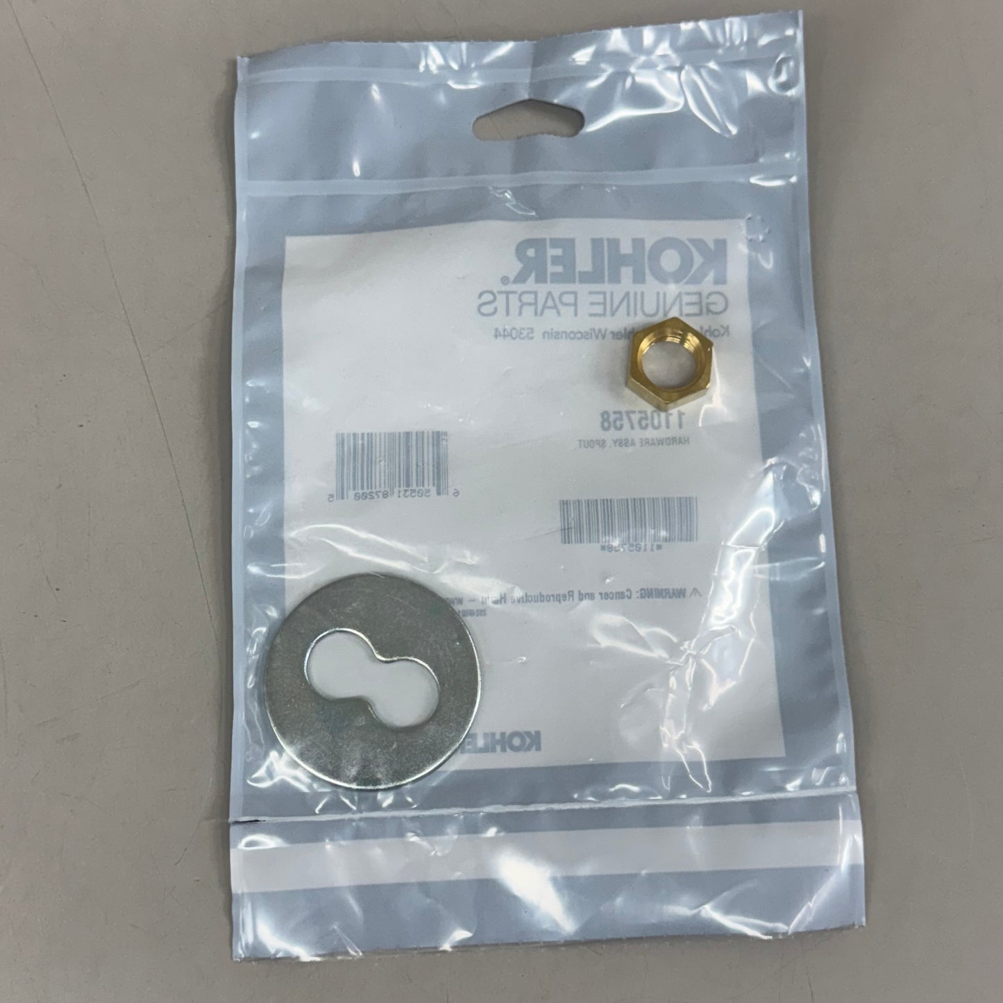 KOHLER Artifacts Widespread Bathroom Faucet Bell Spout Polished Chrome 72759-CP Without Handles