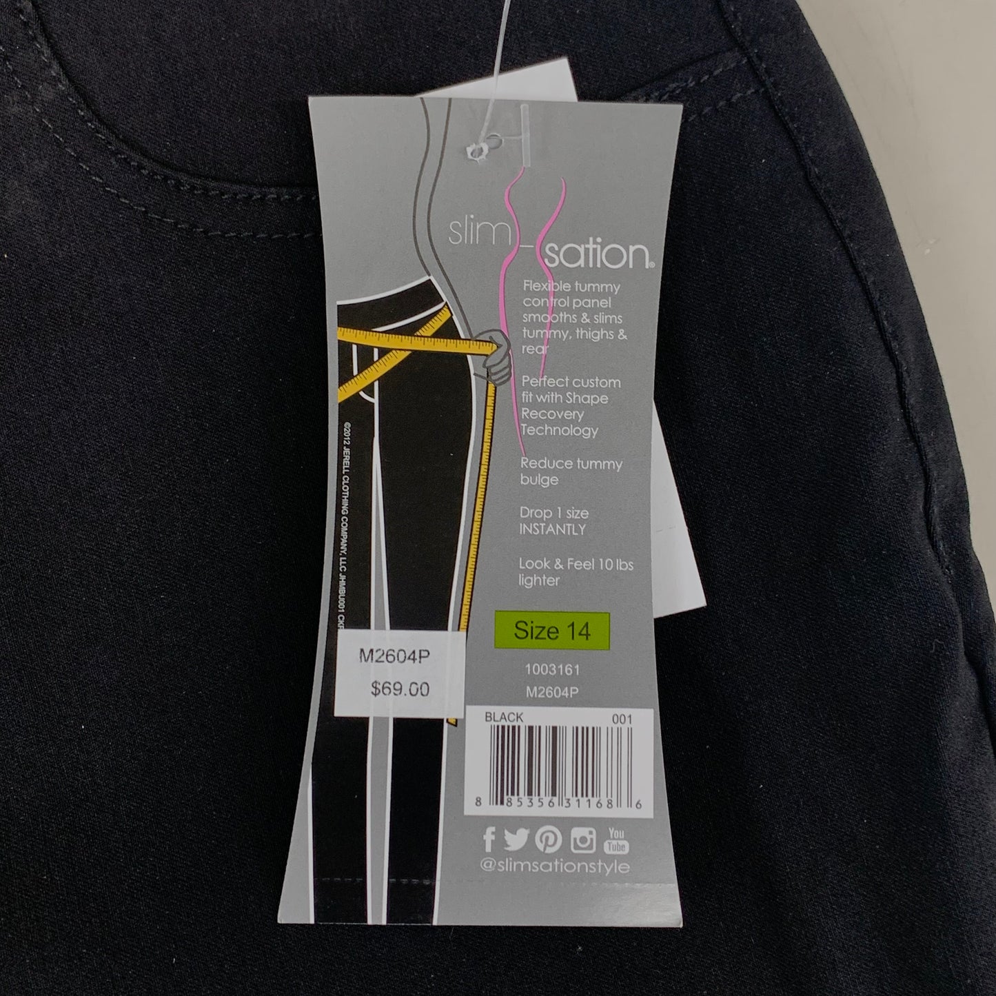 MULTIPLES  Narrow Leg Pant Petite Women's Sz 14