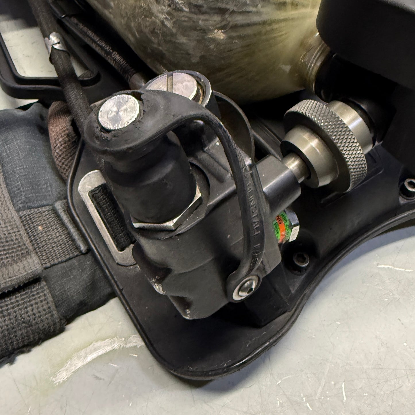 Z@ MSA (*PARTS ONLY*) FireHawk M7 SCBA Air Pack W/ Tank Firefighter Gear (AS-IS)