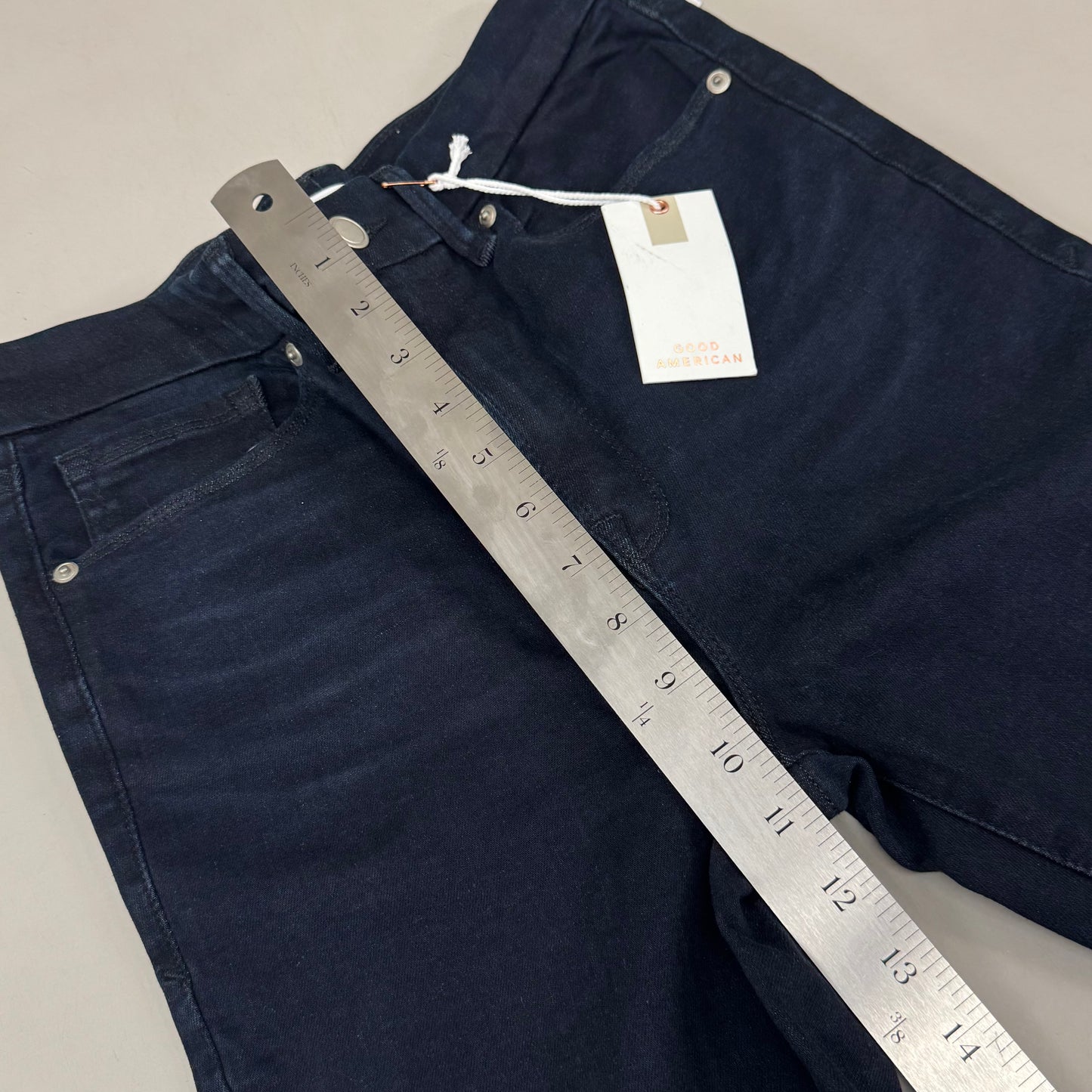 GOOD AMERICAN Good Legs Extra Stretch Jeans Women's Sz 6/12B DenethicBlue02 GLAF478AT