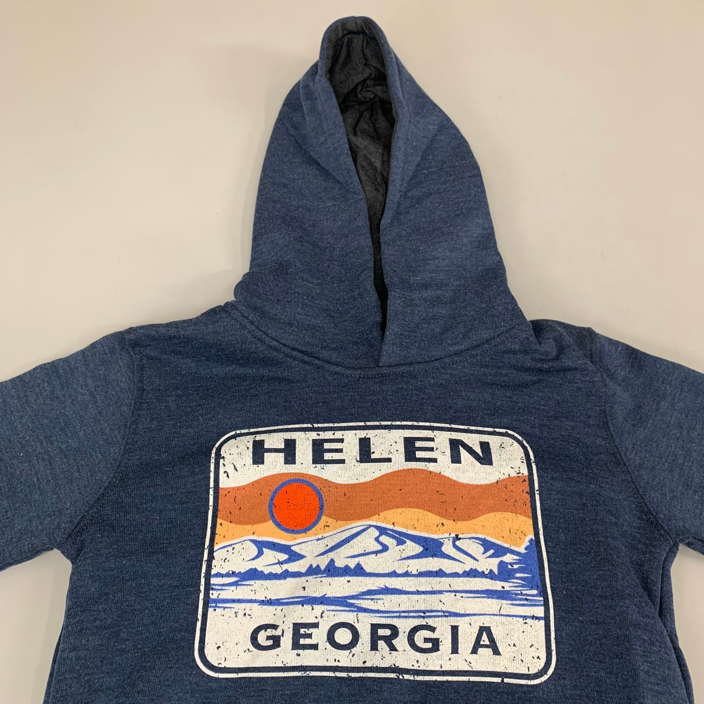 LONEROCK Helen Georgia Pull Over Hoodie Youth Medium Indigo Heather