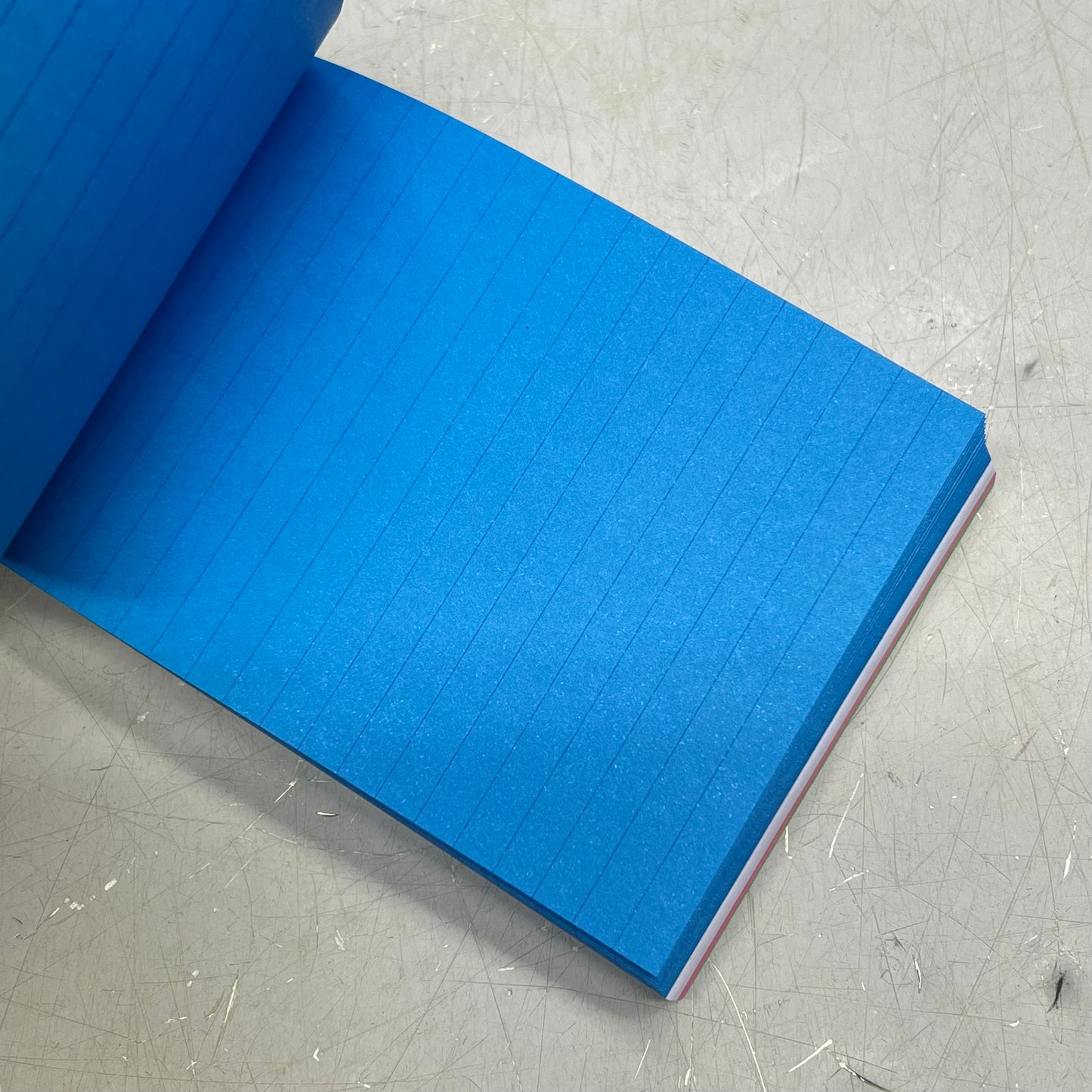 ZA@ STUDIO C (6 PACK) Bright Colors Notepad Gum Top Bound Pad 170 Sheets Neon